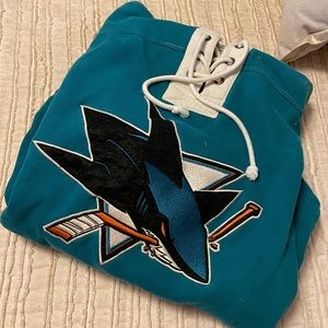 Old Time Hockey San Jose Sharks pullover.